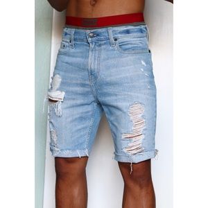 Hollister Denim Distressed Shorts “9